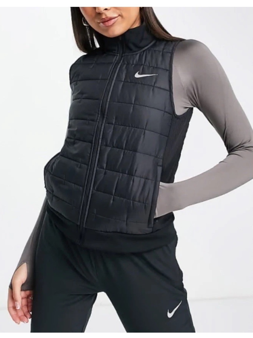 Like New Nike Women's Therma Synthetic Fill Full Zip Running Vest Jacket XL